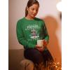 imageTstars Fa La La Flamingo Ugly Christmas Sweatshirt for Women Teen Girls Tacky Sweater Style Xmas Holiday SweatshirtsGreen