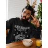imageTstars Naughty Merry Christmas Reindeer Sweatshirt for Men Tacky Sweater Style Holiday Xmas Mens SweatshirtsReindeer  Black