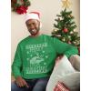 imageTstars Naughty Merry Christmas Reindeer Sweatshirt for Men Tacky Sweater Style Holiday Xmas Mens SweatshirtsReindeer  Green