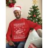 imageTstars Naughty Merry Christmas Reindeer Sweatshirt for Men Tacky Sweater Style Holiday Xmas Mens SweatshirtsReindeer  Red