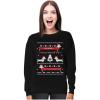 imageTstars Dachshund Sweatshirt Women Teen Girls Dog Lover Ugly Christmas Sweater StyleBlack