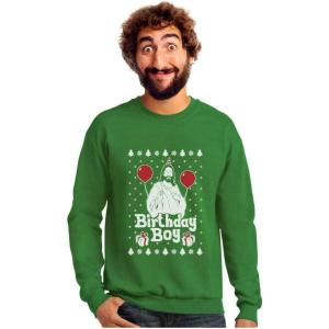 imageTstars Jesus Birthday Boy Ugly Christmas Sweater Xmas Holiday SweatshirtGreen