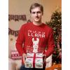 imageFA La La Llama Ugly Christmas Shirt for Men Tacky Sweater Style Holiday Xmas Mens Long Sleeve TShirtRed