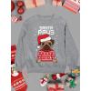imageSanta Paws Sweatshirt Men Pug Christmas Sweater Style Ugly Xmas SweatshirtsGray