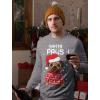 imageSanta Paws Sweatshirt Men Pug Christmas Sweater Style Ugly Xmas SweatshirtsGray