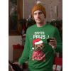 imageSanta Paws Sweatshirt Men Pug Christmas Sweater Style Ugly Xmas SweatshirtsGreen