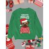 imageSanta Paws Sweatshirt Men Pug Christmas Sweater Style Ugly Xmas SweatshirtsGreen