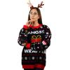 imageTstars Funny Ugly Christmas Sweater Men Women Hilarious Xmas Holiday Adult Unisex SweatersMulticolor