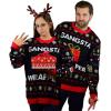 imageTstars Funny Ugly Christmas Sweater Men Women Hilarious Xmas Holiday Adult Unisex SweatersMulticolor