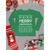 imageTstars Merry Christmath Long Sleeve Shirt Men Math Teacher Ugly Christmas Sweater StyleGreen