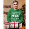 imageTstars Merry Christmath Long Sleeve Shirt Men Math Teacher Ugly Christmas Sweater StyleGreen