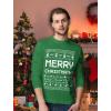 imageTstars Merry Christmath Long Sleeve Shirt Men Math Teacher Ugly Christmas Sweater StyleGreen