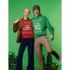 imageTstars Naughty ampamp Nice Couples Ugly Christmas Sweatshirts Funny His and Hers Xmas Matching Holiday Sweatshirt for Men WomenNice Green  Naughty Red