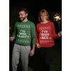 imageTstars Naughty ampamp Nice Couples Ugly Christmas Sweatshirts Funny His and Hers Xmas Matching Holiday Sweatshirt for Men WomenNice Red  Naughty Green