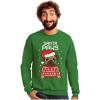 imageSanta Paws Sweatshirt Men Pug Christmas Sweater Style Ugly Xmas SweatshirtsGreen