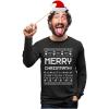imageTstars Merry Christmath Long Sleeve Shirt Men Math Teacher Ugly Christmas Sweater StyleBlack
