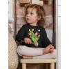 imageDino Santa Boys Ugly Christmas Sweater Style Tacky Xmas Holiday Long Sleeve TShirt for Toddler KidsBlack