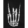 imageRock n Roll Skeleton Hand Cool Halloween Racerback Tank Top Small Black