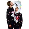 imageSanta Riding Unicorn Funny Ugly Christmas Sweater Men Women Holiday Sweater