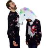 imageSanta Riding Unicorn Funny Ugly Christmas Sweater Men Women Holiday Sweater