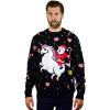 imageSanta Riding Unicorn Funny Ugly Christmas Sweater Men Women Holiday Sweater