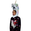 imageSanta Riding Unicorn Funny Ugly Christmas Sweater Men Women Holiday Sweater