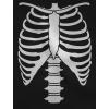 imageSkeleton Shirt Rib Cage Skull Hands Halloween Shirts for Women Teen GirlsBlack