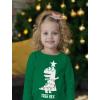 imageTree Rex Kids Ugly Christmas Shirt Tacky Sweater Style Funny Xmas Holiday Long Sleeve TShirt for Toddler KidsGreen