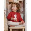 imageTree Rex Kids Ugly Christmas Shirt Tacky Sweater Style Funny Xmas Holiday Long Sleeve TShirt for Toddler KidsRed