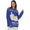 imageTstars Dreidel Ugly Hanukkah Sweater for Men Women Christmas Jewish Holiday Chanukah Unisex SweatersMulticolor