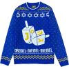 imageTstars Dreidel Ugly Hanukkah Sweater for Men Women Christmas Jewish Holiday Chanukah Unisex SweatersMulticolor