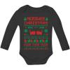 imageTstars Meeowee Christmas Ugly Sweater Design Cute Xmas Infant Baby Long Sleeve Bodysuit 18M 1218M Black