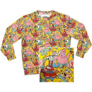 imageTstars 3D SpongeBob SquarePants Fan Gift for Men Women mr crabs Sweatshirt