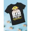 imageBig Brother Shirt for Toddler Rubble Paw Marshall Skye Chase Patrol Toddler Kids TShirtBlack