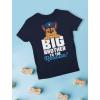 imageBig Brother Shirt for Toddler Rubble Paw Marshall Skye Chase Patrol Toddler Kids TShirtNavy