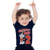 imagePaw Patrol Construction Digging Being 2 Gifts for Two Years Old Boy Rubble 2nd Birthday Toddler Kids TShirtMarshall 2nd  Navy