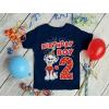 imagePaw Patrol Construction Digging Being 2 Gifts for Two Years Old Boy Rubble 2nd Birthday Toddler Kids TShirtMarshall 2nd  Navy