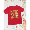 imagePaw Patrol Construction Digging Being 2 Gifts for Two Years Old Boy Rubble 2nd Birthday Toddler Kids TShirtRubble Digging 2  Red