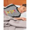 imagePaw Patrol Girls Boys Valentines Day Shirt Mighty Pups Valentines Toddler Kids Raglan 34 Sleeve TShirtDigging  Dark Gray