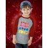 imagePaw Patrol Girls Boys Valentines Day Shirt Mighty Pups Valentines Toddler Kids Raglan 34 Sleeve TShirtXoxo  Red