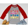imagePaw Patrol Girls Boys Valentines Day Shirt Mighty Pups Valentines Toddler Kids Raglan 34 Sleeve TShirtXoxo  Red