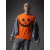 imagePumpkin Shirt Halloween Shirts for Men Scary Jack O Lantern Mens TShirtOrange
