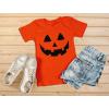 imagePumpkin Shirts for Women Teen Girls Halloween Scary Jack O Lantern T ShirtsOrange