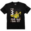 imagePaw Patrol Rubble 3rd Birthday Tractor Official Nickelodeon Toddler Kids TShirtBlack
