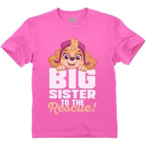 imageBig Brother Shirt for Toddler Rubble Paw Marshall Skye Chase Patrol Toddler Kids TShirtPink