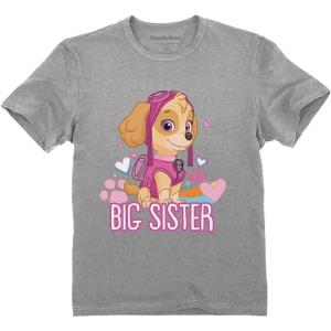 imageOfficial Paw Patrol Skye Big Sister Shirt Toddler Kids TShirtGray