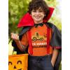 imageBulldozer Digging Halloween Shirts for Kids Construction Pumpkin Face Toddler Girls Boys TShirtOrange