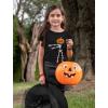 imageFlossing Skeleton Shirt Pumpkin Head Floss Dance Funny Halloween Shirts for Youth Kids Boys GirlsBlack