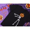 imageFlossing Skeleton Shirt Pumpkin Head Floss Dance Funny Halloween Shirts for Youth Kids Boys GirlsBlack