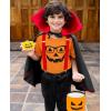 imageGeeky Pumpkin Shirt Boys Girls Funny Jack O Lantern with Eyeglasses Halloween Shirts for Toddler KidsOrange